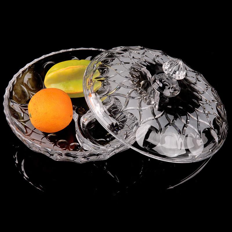 Crystal Glass Divided Candy and Snack Box