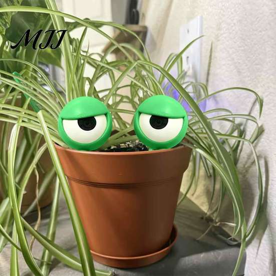Reusable Planter Stakes 3D Printed Funny Eye Plant Stakes, Cartoon Garden Stake, Whimsical Indoor Fun Art for Potted Flowers Decor, Novelty Flower Pot