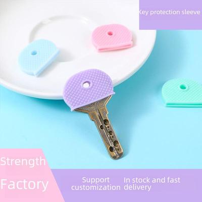 Colorful Waterproof Silicone Key Cover Pendant for Identification and Protection