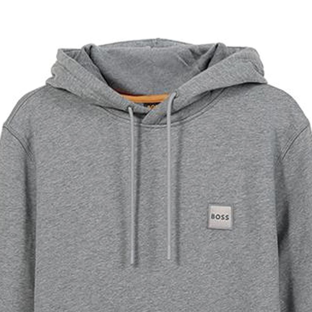 Hugo Boss Sweatshirts Men's Gray Hooded Moderate Straight Fit 50468445-051