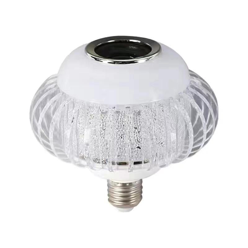 Bluetooth LED Music Bulb: 7-Color Changing Speaker Light with Remote Control for Stage and Ambiance