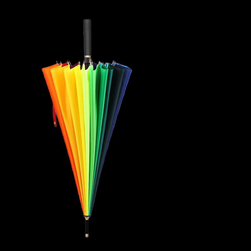 Мужской полуавтоматический ветрозащитный прямой зонт PuLian с 16 спицами, большого размера