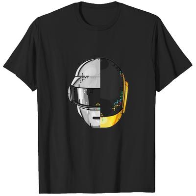 Daft Punk T-Shirts TOPs Heavyweight T-shirt Men - Black