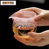 Handmade Blow Bubble Crystal Glass Tea Pitcher Japanese Fair Cup Cha Hai Justice Cup Dahongpao Fair Mug Teaset Supplies Craft