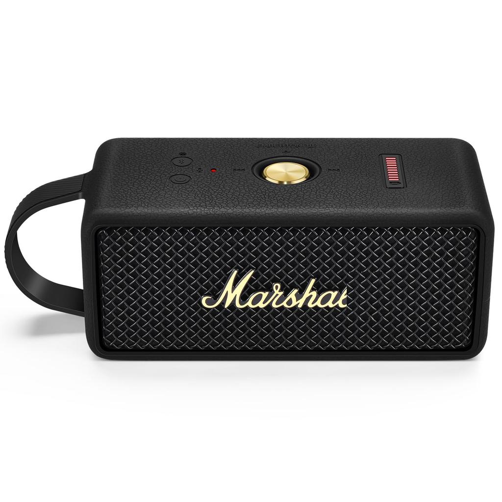Marshall Audio Soft Protective Case for Emberton Bluetooth III Audio, Portable Silicone Cover, Soft Case - Carrying Travel Bag (Emberton III Black)