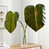 Green Plants Artificial Calla Leaves Lifelike Artificial Arrowroot Leaf Banana Leaf  Room Decor