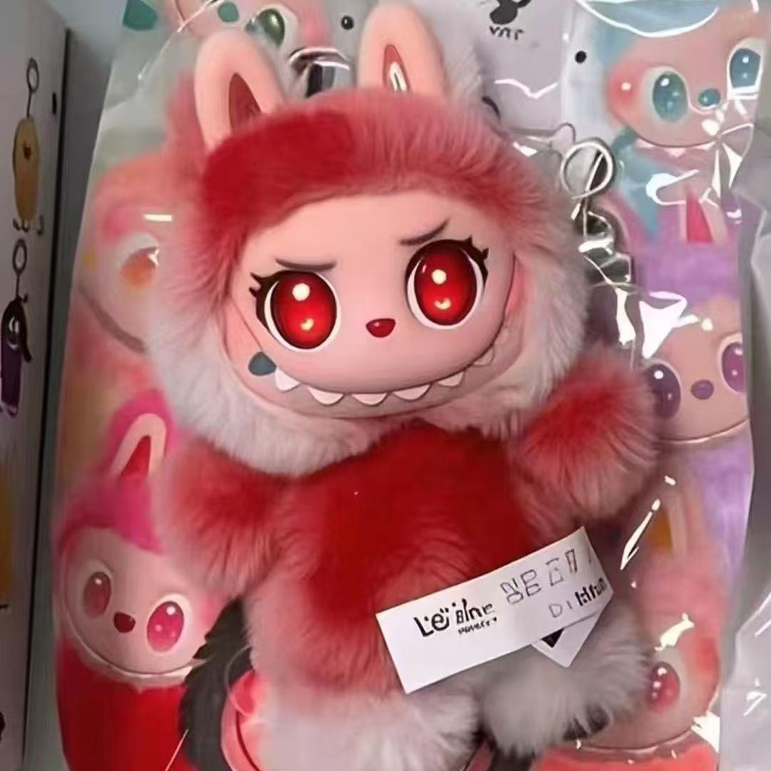

Labubu версия 3.0 передняя высокоэнергетическая виниловая тряпичная кукла с подвеской в виде сердца макаронная кукла