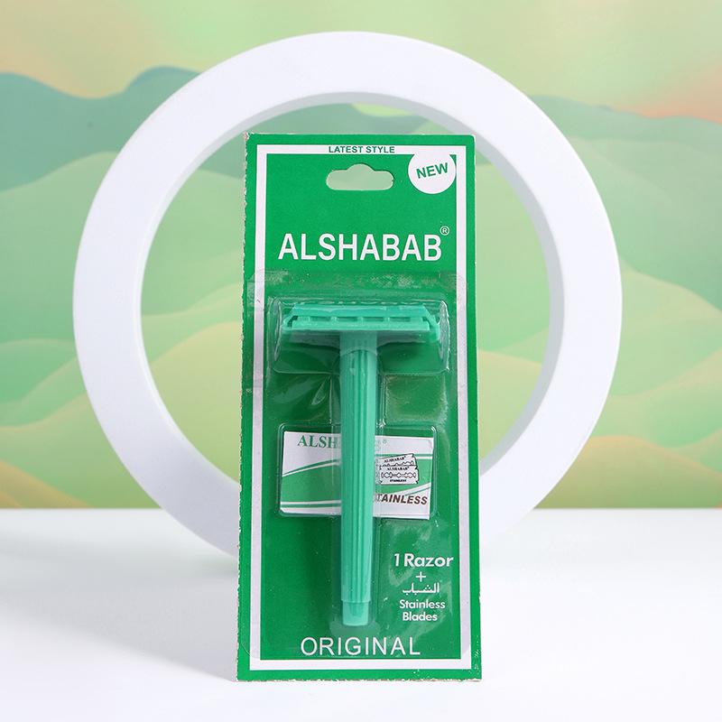Disposable Double-Sided Manual Razor for Traditional Shaving