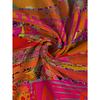 Women's plus size retro printed loose long-sleeved T-shirt with pockets for women autumn trendy and versatile fashion top