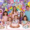 98pcs Cartoon Party Supplies, Cartoon Party Decor&Tableware Set - Cartoon Birthday Party Plates Cups Napkins, Cartoon Party Balloons Backdrop Banner
