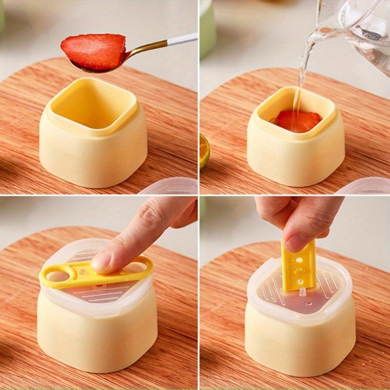 5 Stück Silikon Quadrat Einzelwürfel Eisform Küche Eiswürfelbox Leichtes Entformen Eiswürfelbereiter Werkzeug für Cocktail Getränkezubehör
