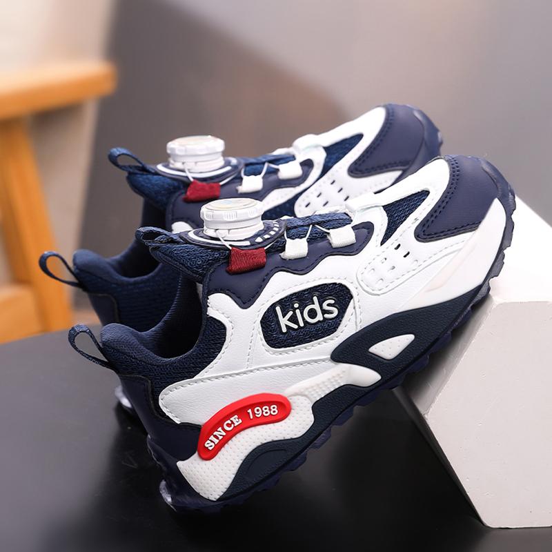 Kids Outdoor Running Shoes Breathable Non-Slip Boys Girls Summer Casual Tennis Sneakers Sports Walking Size 28-39