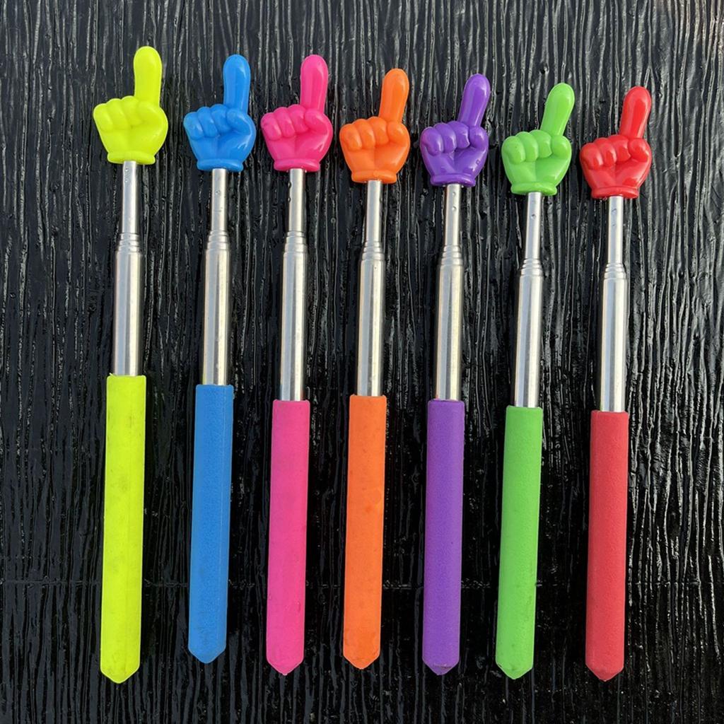 Wysuwane wskaźniki nauczyciela, pałki demonstracyjne do klasy, pałeczki na palce, zabawki edukacyjne dla dzieci, kreatywne rekwizyty dydaktyczne i zabawki do zabawy 1 szt.