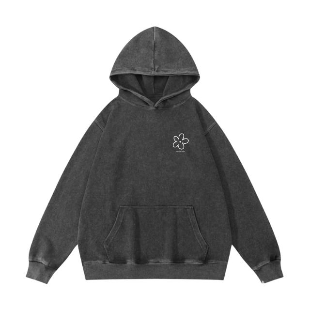 PIGMENT Flower Mini Oversized Hoodie H0243
