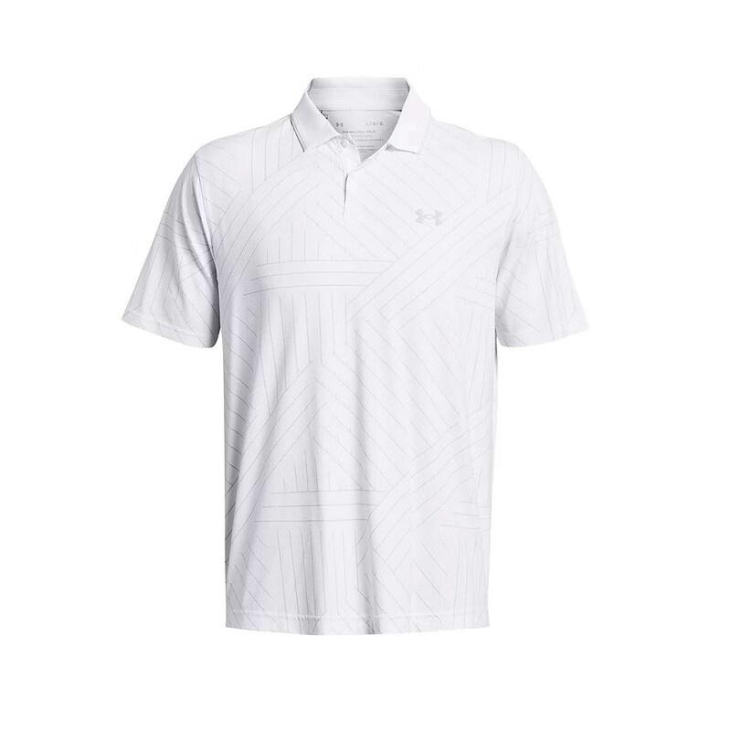 Under Armour Iso-Chill Edge Polo White Grey Men s 1377365-103 L