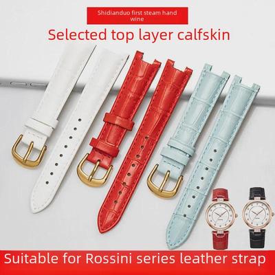 Ronnie Notch Red and Black Women's Genuine Leather Strap for Series 616368/616764