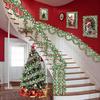 6.5ft Christmas Snowflake Tinsel Garland Faux Greenery Metallic Twist Garland for Indoor Outdoor Porch Window Fireplace Wall Holiday Decor