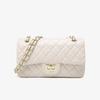 2023 Summer Women's Diamond Pattern Chain Shoulder Bag - Small, Chic, Solid Color