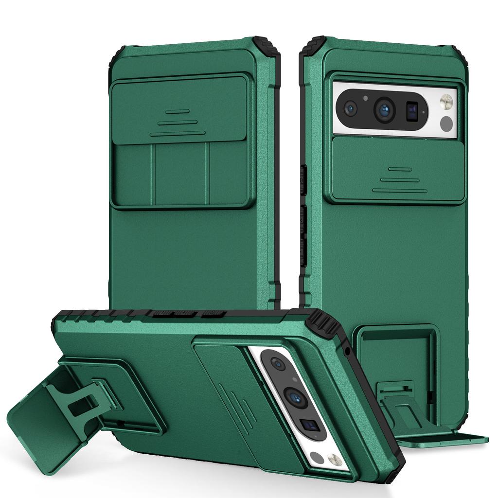 Applicable To Google Pixel11Pro Mobile Phone Case Three-dimensional Bracket Google Pixel8 Window Push Anti-drop Google Protective Case