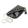 Inden Key Shippo Black with Black Lacquer and White 8817 [Inden-ya] Case, Deerskin, Soft, Pattern, Chintz,