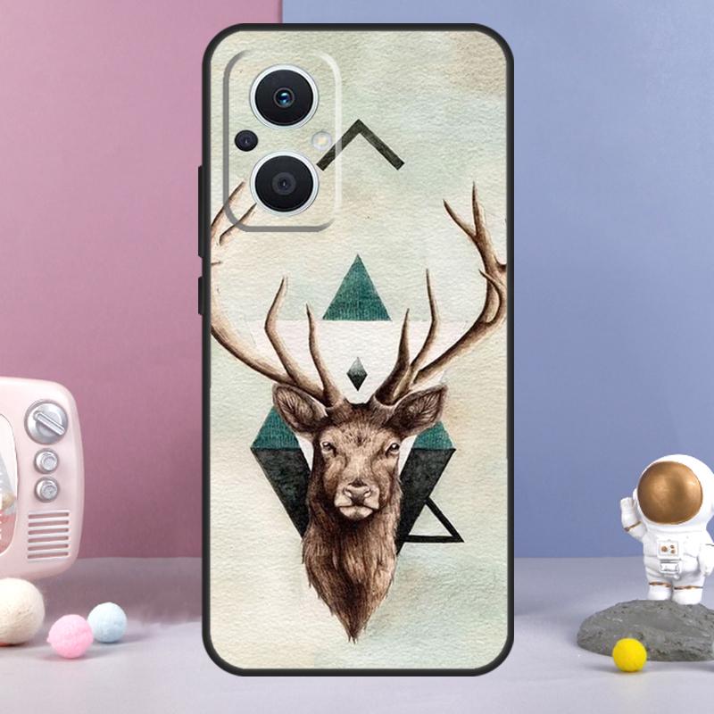 Deer Funda For OPPO Reno 14 F 11F 12F 13F 10 11 12 13 Pro 7 8 Lite OPPO Find X8 X6 X5 X9 Pro Case