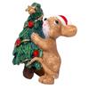 Charm Mouse Resin Decoration Mouse Sculpture for Adding Festival Touch to Home or Office Miniature Christmas Models