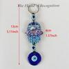 Evil Eye Charm: Blue Eyes Keychain & Car Pendant