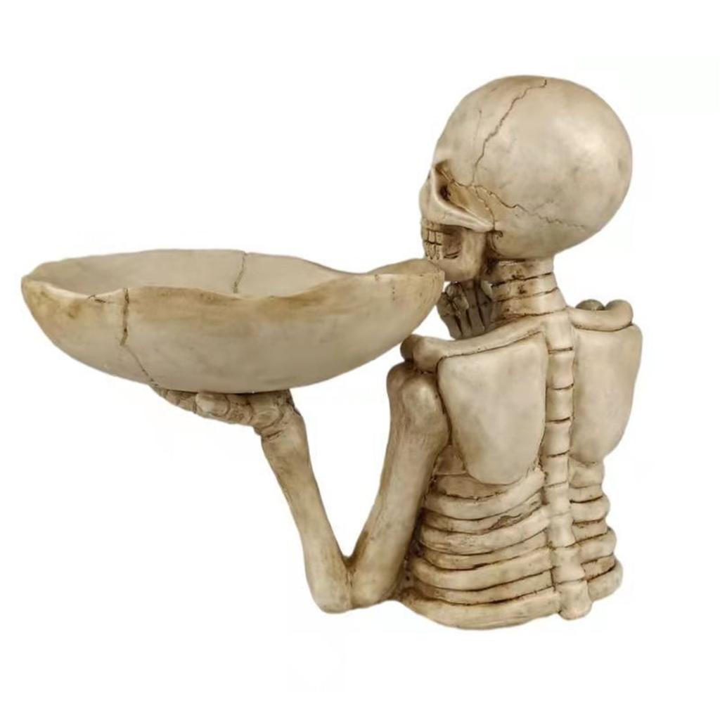Creative Decorative Head Personality Fruit Plate Punk  Head Ornaments Home Key Storage Tray