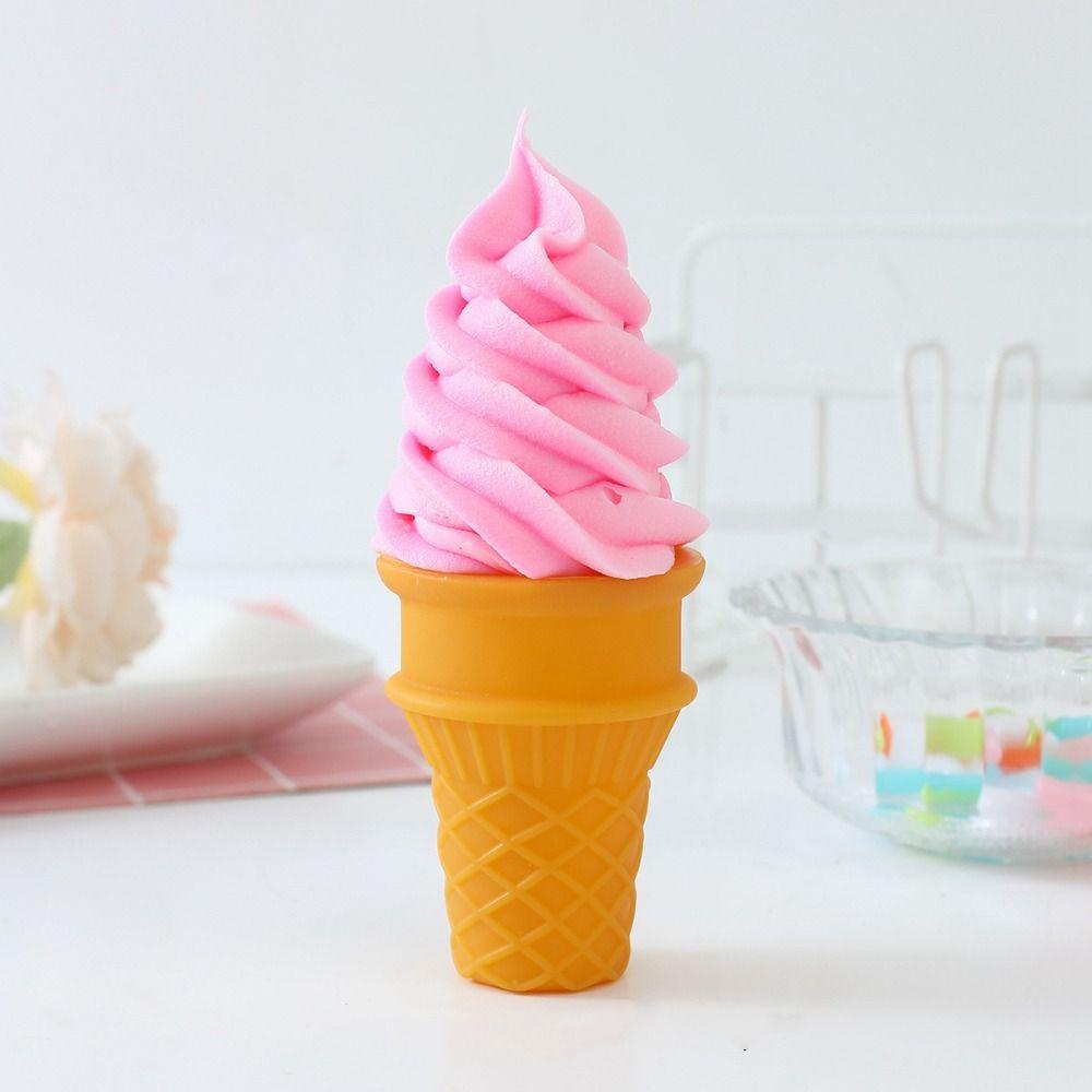 Realistic Simulation Ice Cream Crispy Artificial Food Model Ice Cream Model  Baking Decorations