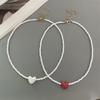 Korean Fashion Ceramics Love Heart Choker Necklace for Women Girl Colorful New Fashion Neck Jewelry