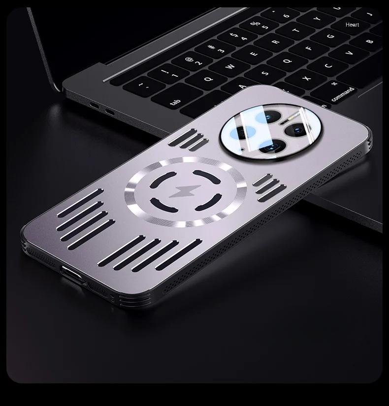 Husă Magnetică Metalică pentru Disiparea Căldurii Pentru Honor X9C Smart Magic 7 Lite 7Pro Magsafe Rezistentă la Șocuri Aliaj de Aluminiu Carcasă Dură Bumper
