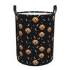 Dog Mash Custom Laundry Basket Collapsible Clothes Hamper for Baby Kids Toys Storage Bag