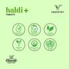 Vedistry Ayurvedic Haldi+ Tablets for Clear Skin, Immunity, Joint Care & Wellness – 60 Tablets X Pack of 2
