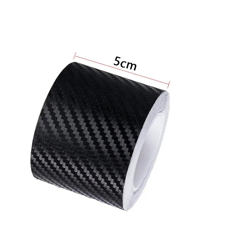 3D Car Nano Carbon Fiber Sticker - Anti-Scratch and Waterproof Protect Your Car Protection Film  Auto Door Sill Side Stickers