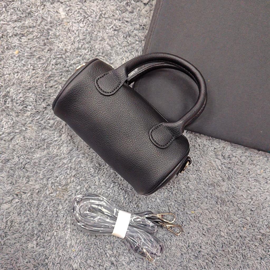 Color Simple Solid Matte Women Casual Mini Cylindrical Bag For Daily Use