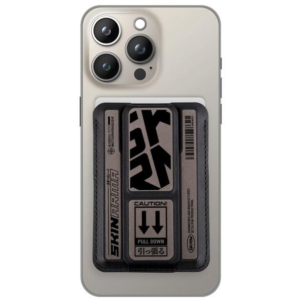 Portfel Skinarma Kado Kira Kobai Wallet  Mag-Charge Grip Stand Gunmetal