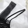 Sexy Hollow Straps Thongs G-string Women Lace Leopard Print Cross Strap Panties Bow Triangle Underwear