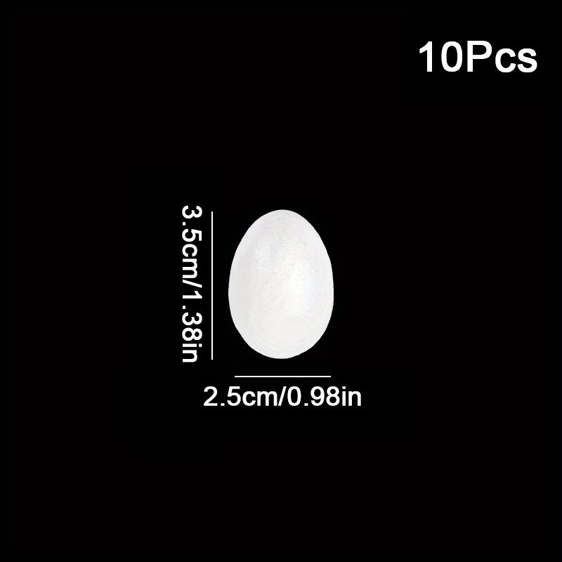 10PC White Easter Foam Egg DIY Painting Polystyrene Styrofoam Home Egg Balls Party Decoration Supplies Lightweight Handemade