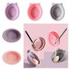 Silicone Makeup Brush Cleaning Bowl Foldable Cosmetic Brush Cleaner Makeup Brush Cleaning Mat Cosmetic Holder Multifunction