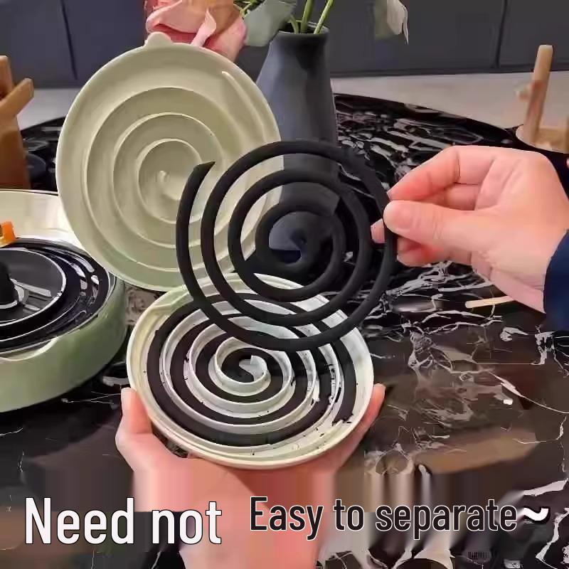 Newcomer Exclusive: Stainless Steel Mosquito Coil Holder with Separator for Sandalwood
