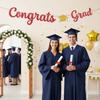 Glitter Decor Graduation Party Banner Garland Graduation Hanging Banner  Photo Background
