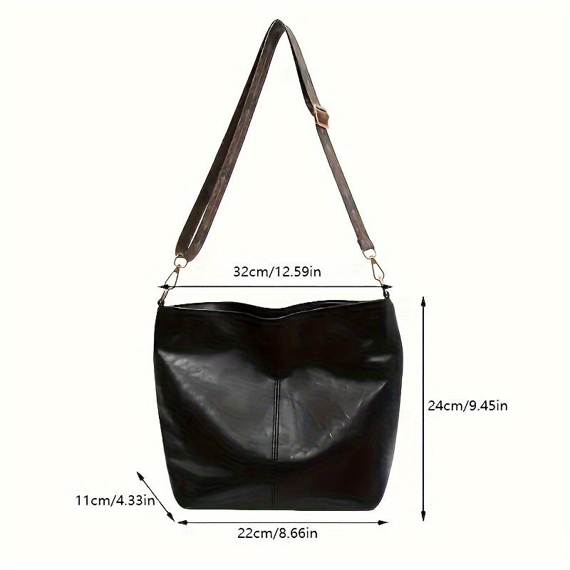 Large capacity crossbody bag, fashionable women's shoulder bag, retro new women's bag, suitable for parties, travel, and work.