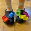 2Pcs Colorful Shoe Decoration Cute Mini Shoes Charms Adult Kids DIY Detachable Shoe Buckle Shoe Accessories