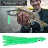 10pcs Bag Mini size Squid Octopus Shape Fishing Bait Lure Fishing Tackle Tools Luminous Green