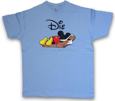 MOUSE TRAP T-SHIRT Comic Mickey Fun Die Dead
