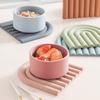 Rainbow Silicone Pot Mat Heat Resistant Trivet for Hot Dishes Non-Slip Table Placemat for Kitchen Home Bar Outdoor Use