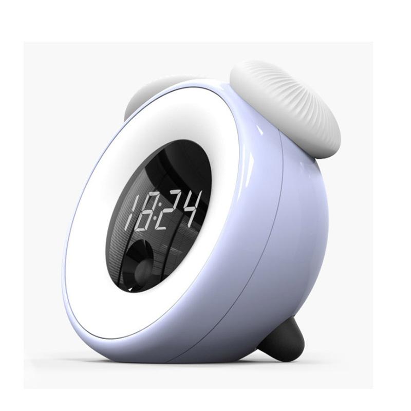 Wake Up Light Clock LED Digital Alarm with Sunset Mode Night Light for Kids Bedroom Decor Desk Lamp