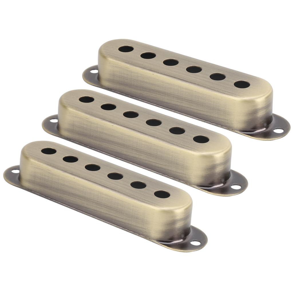 3Pcs Einzigen Pickup Abdeckung Messing 48mm/50mm/52mm Musical Instrument Zubehör für ST SQ Elektrische