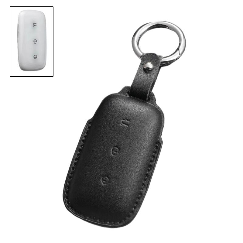 3 Buttons Car Key Case Cover Shell Fob For Geely Galaxy L7 2026 L6 MAX 1.5T Plus AIR PRO PU Car Remote Keychain Accessories