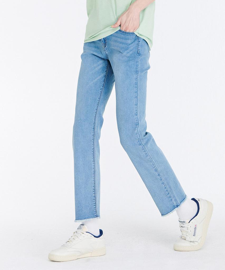 CHASECULT Women'S Hidden Banding Slim Straight Air Jeans-Cbrg2371C0D